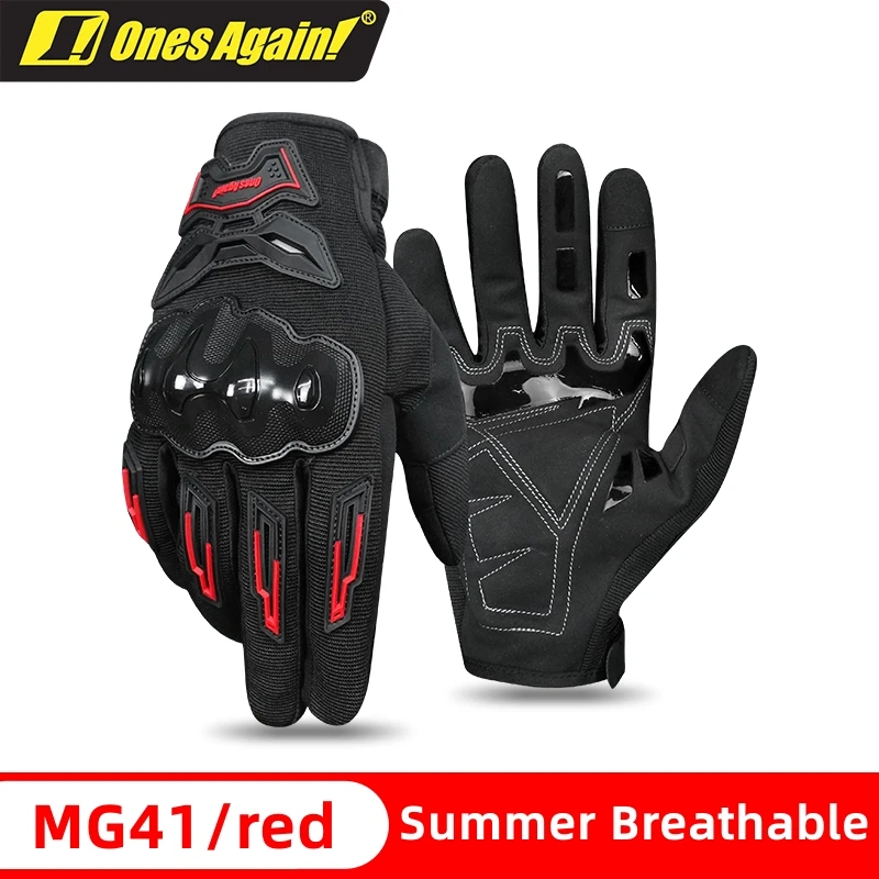 

New MG41 Summer Motorcycle Riding Full Finger Gloves PVC Hard Shell Protective Breathable Wear resistant Riding Gloves