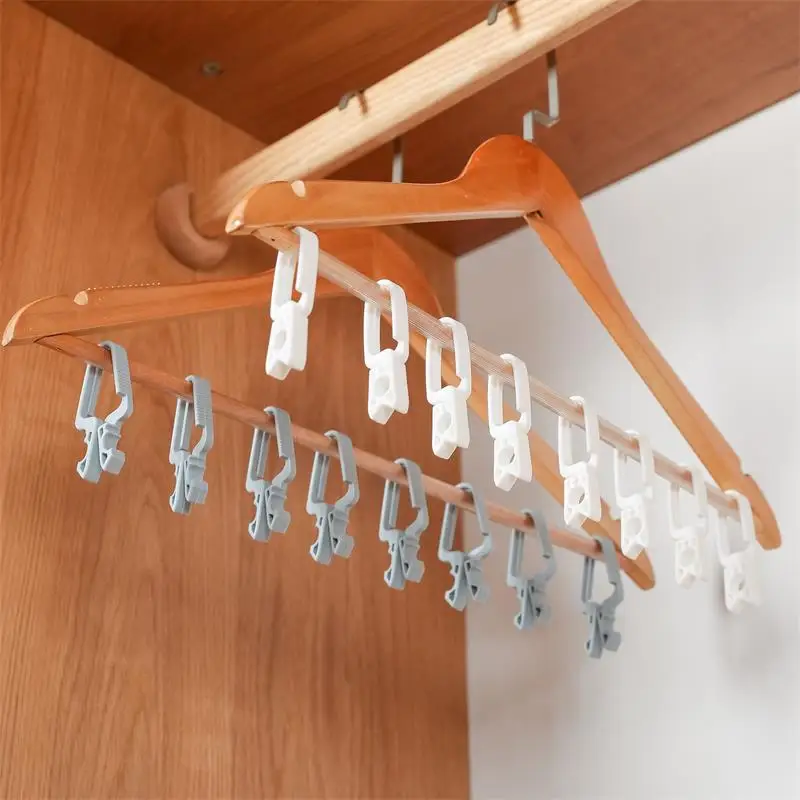 1-10Pcs Clothes Pegs Washing Pegs Household Clothing Sealing Clip Windproof Clips Hang Pins Household Plastic Hooks Clamps