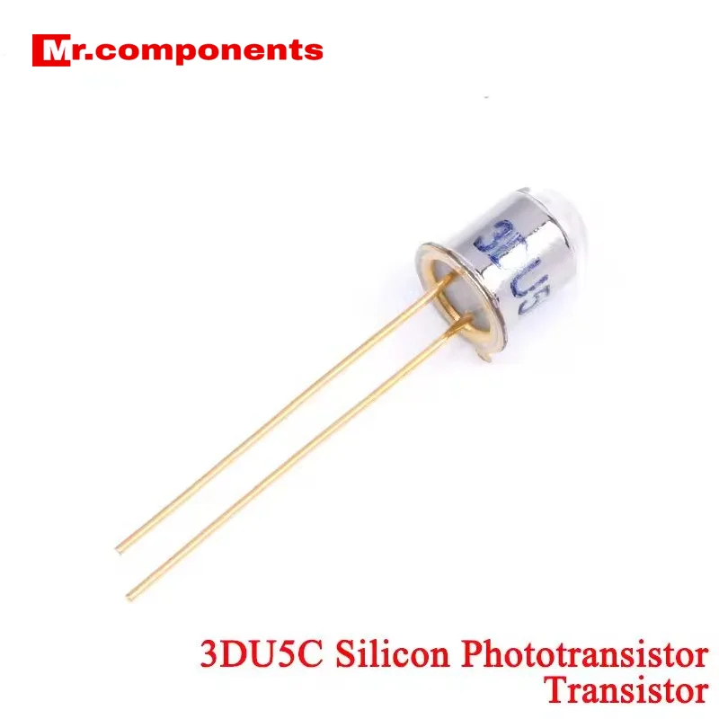 5Pcs 3DU5C Silicon Phototransistor Transistor 2-feet Metal Package 3DD13003 13003 Energy-saving Lamp Charger Switch Tube New