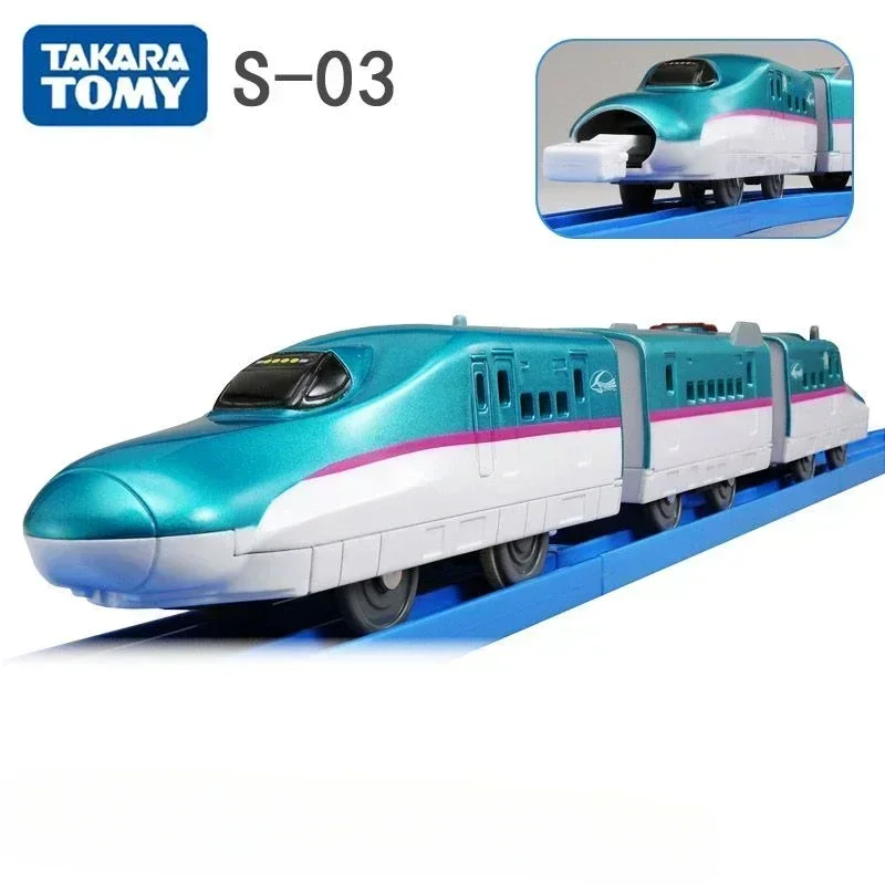 TAKARA TOMY-Modèle réduit de train électrique Tomica Plarail Trackmaster Shinkansen, 30-40cm, jouet pour enfant