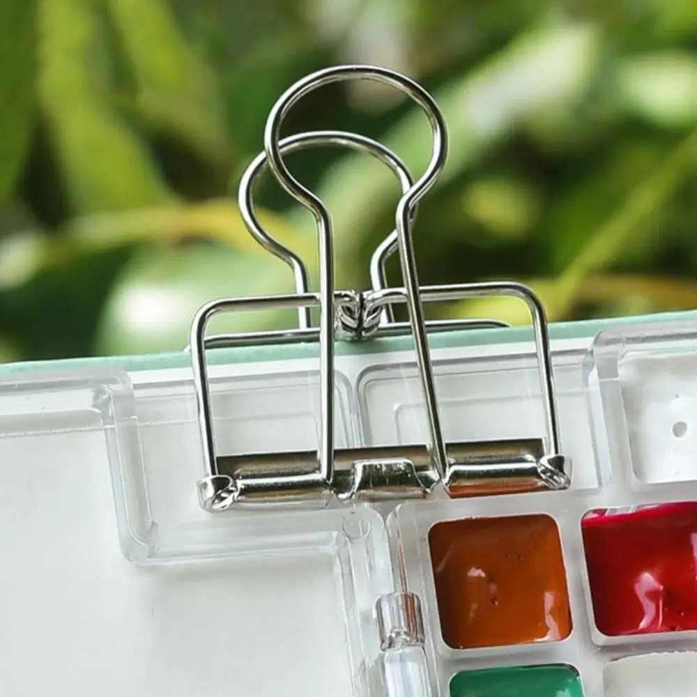 DIY 10/21 Grid Watercolor Paint Palette Foldable Mini Travel Painting Tray Waterproof with Clip Paint Pigment Box Student