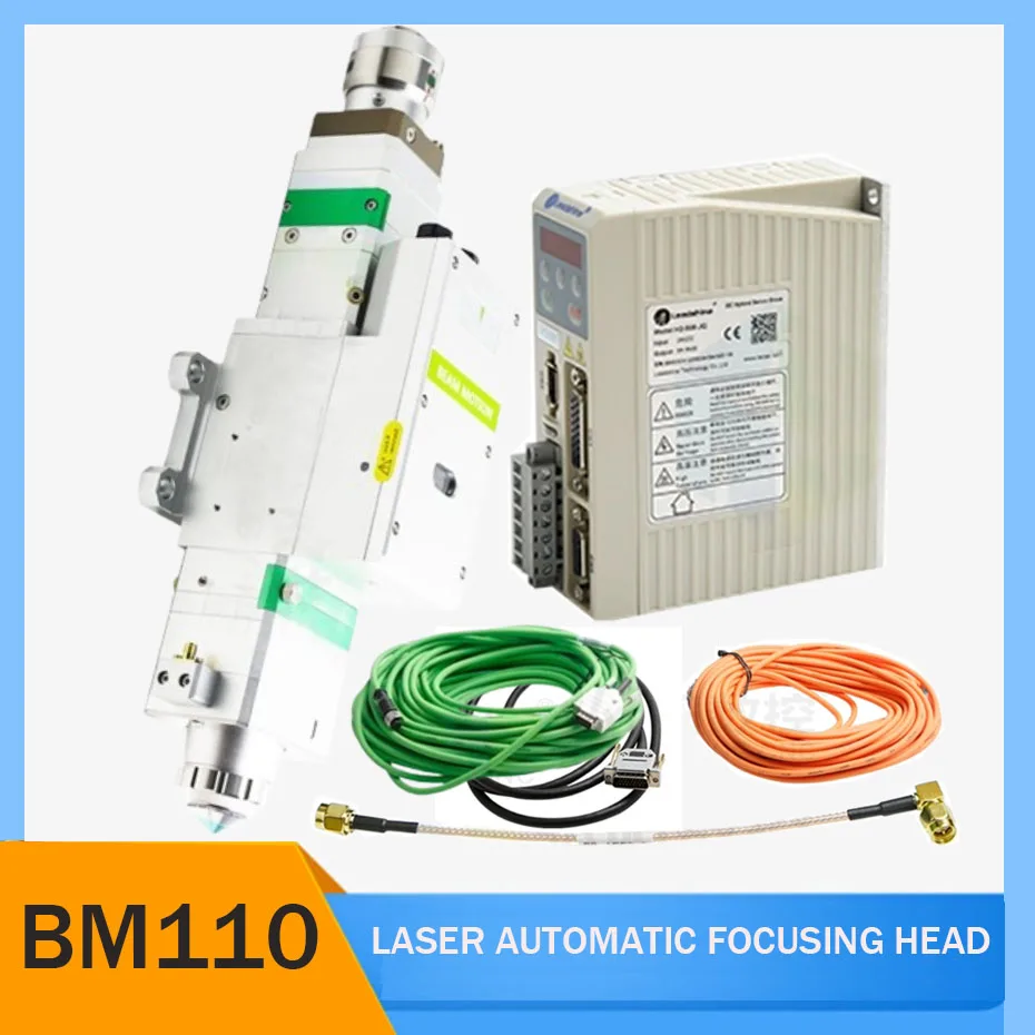 

Головка для лазерной резки Raytools BM110, 3,3 кВт, 2D, 3D FL125/155/200 мм, режущая головка для оптоволокна с автоматической фокусировкой