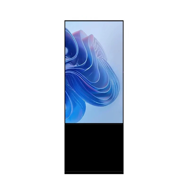 55 65 75 Inch Ultra Narrow Edge Totem IP66 Waterproof 3000 Nits LCD Display 4k Outdoor Advertising Digital Signage