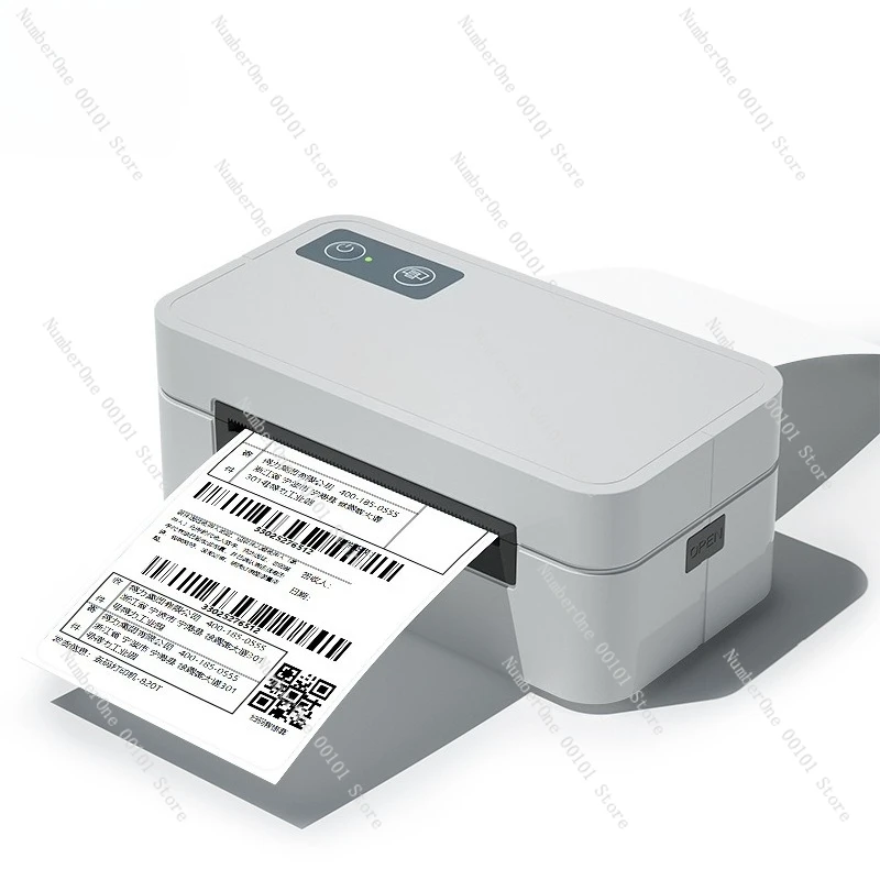 GE430 barcode printer | Thermal clothing label sticker | Self-adhesive express slip