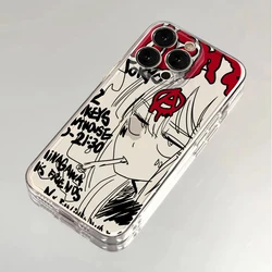 Komatsu Oosaki Nana Phone Case for iPhone 16 15 14 Plus 13 12 Mini 11 iPhone16 iPhone13 Pro Max X Xs XR 7 8 Clear Soft Cover