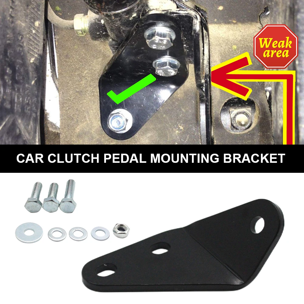 Clutch Pedal Repair Bracket Iron Clutch Pedal Bushing Clutch Pedal Assembly Support for for VW T4 Transporter Caravelle Multivan view 4