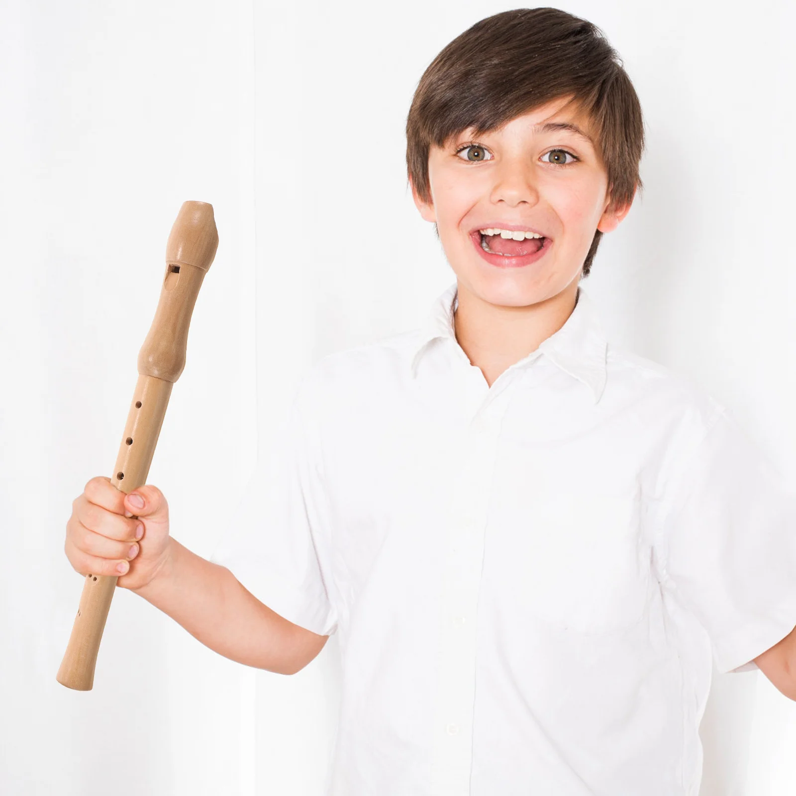 

German-Style Kids Educational Two-Section 8-Hole High Pitch Clarinet for Beginners Portable Musical Instrument