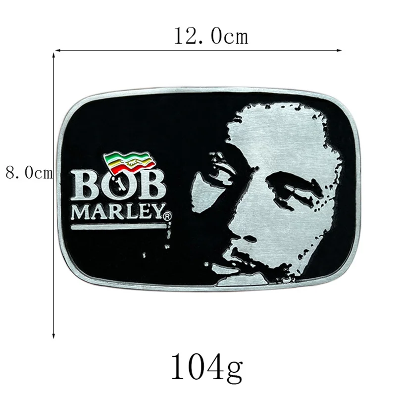 Bob Dylan rock music belt buckle