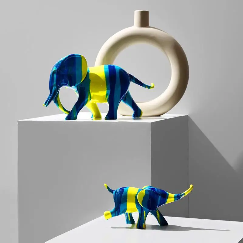 

Elephant Decoration Resin Light Luxury Creative Living Room