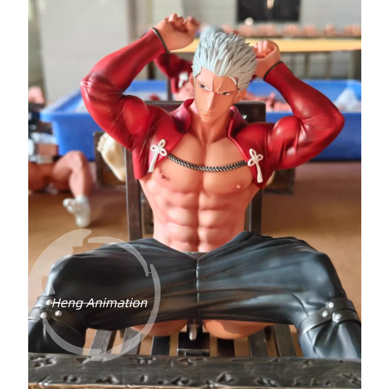 【In Stock】BDSM Execution Chair Red A, Red A Teacher, GK Figure Statue, Fate Series, Male C Model