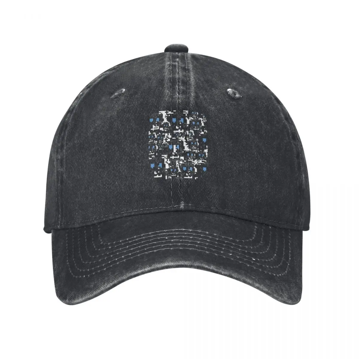 

Modified anti-surveillance disable facial recognition pattern Baseball Cap foam party Hat Hat Man Luxury Women Caps Men's