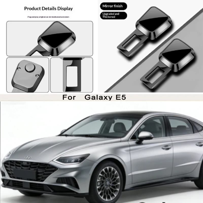 

for Galaxy E5 Car Seat Belt Clip Extender Safety Seatbelt Lock Buckle Plug Thick Insert Socket Extender Safety Buckle