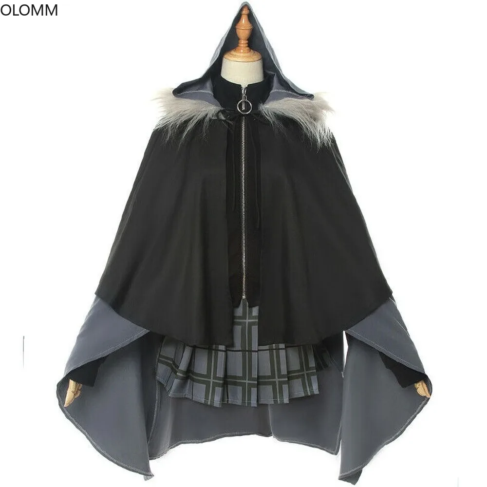 FGO Fate Grand Order Gray Cosplay Costume Uniform Cloack Full Set Clothes Halloween Costumes