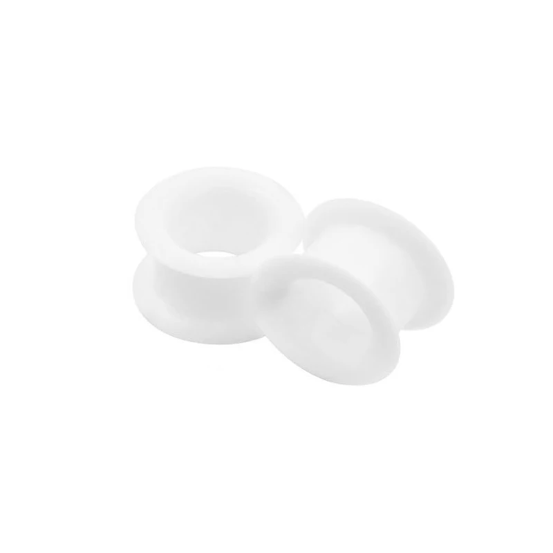 2pcs Flexible Silicone Ear Plug Gauges for Ear Piercing