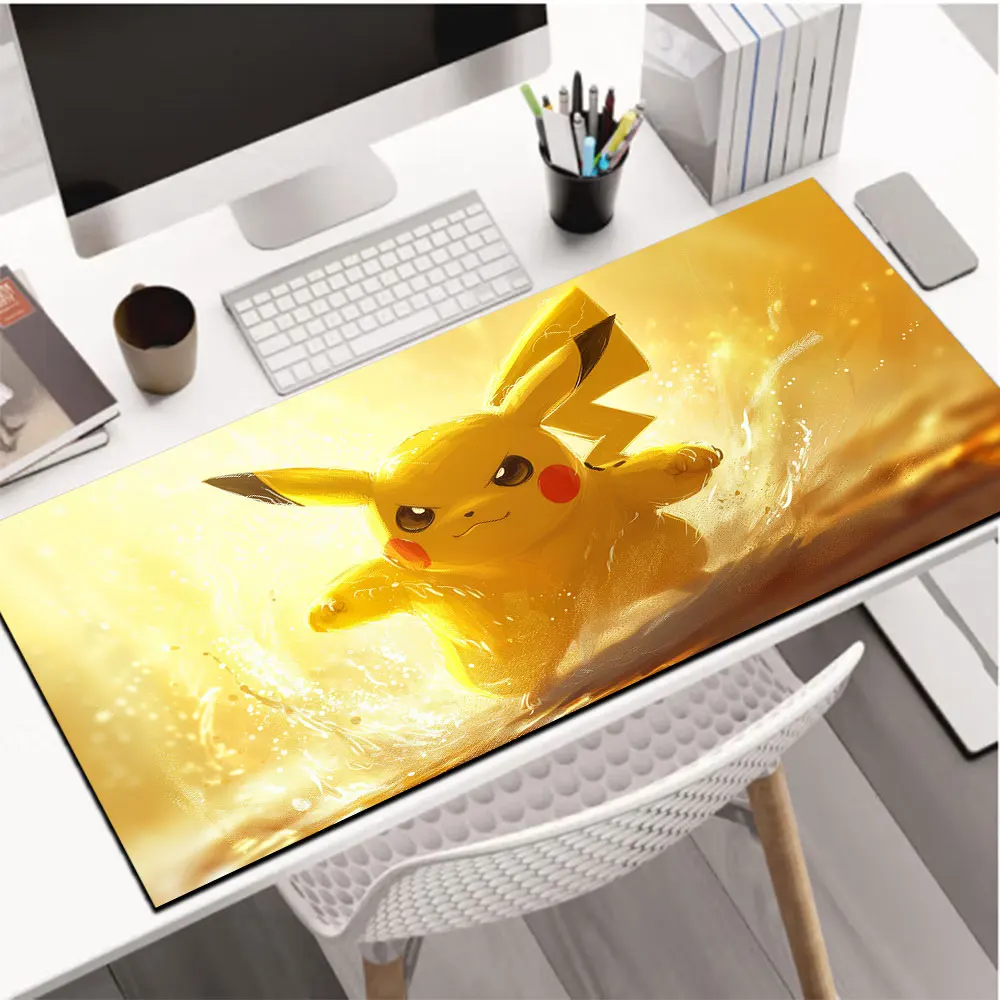 

1pc Pikachu Large Mouse Pad computer mat Desk Mat keyboard mat Office Gaming Table Mat