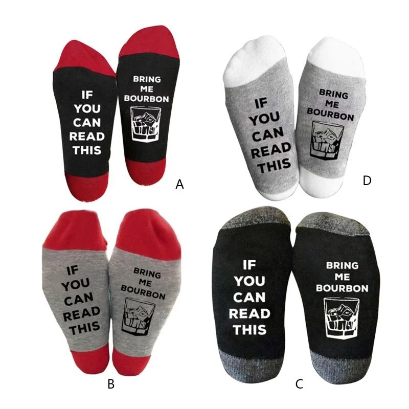 1 زوج الخريف الربيع النساء الجوارب رسالة لطيف مضحك الجدة شتاء دافئ المنزل الرياضة محب سوكس هدايا العيد 15UB #1