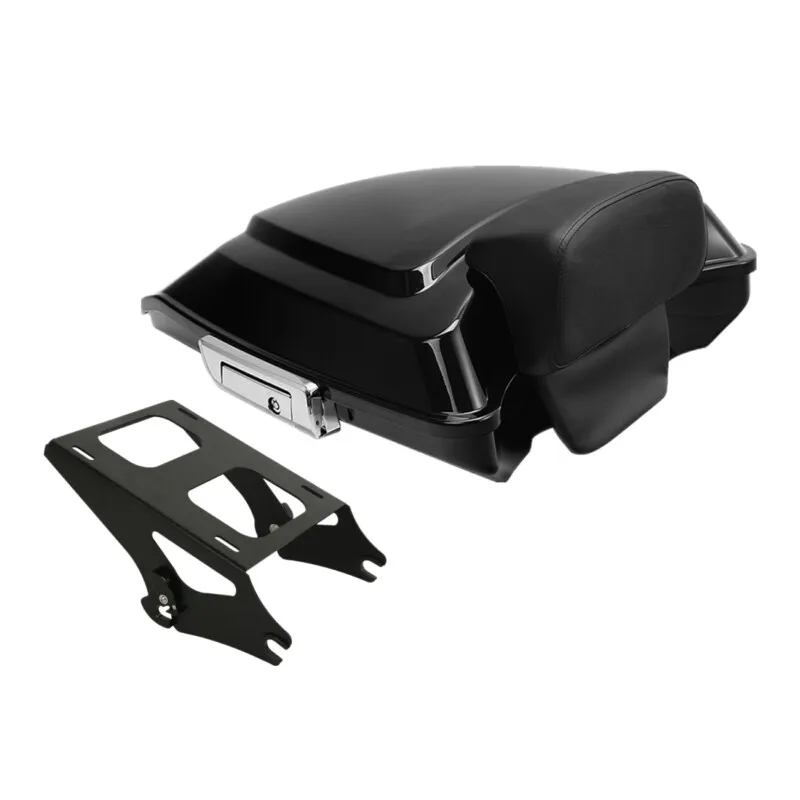Motocyklowy bagażnik Razor z podkładką montażową pasujący do Harley Touring Ultra Limited Road Glide Street Glide 2014-2023 — zdjęcie 4