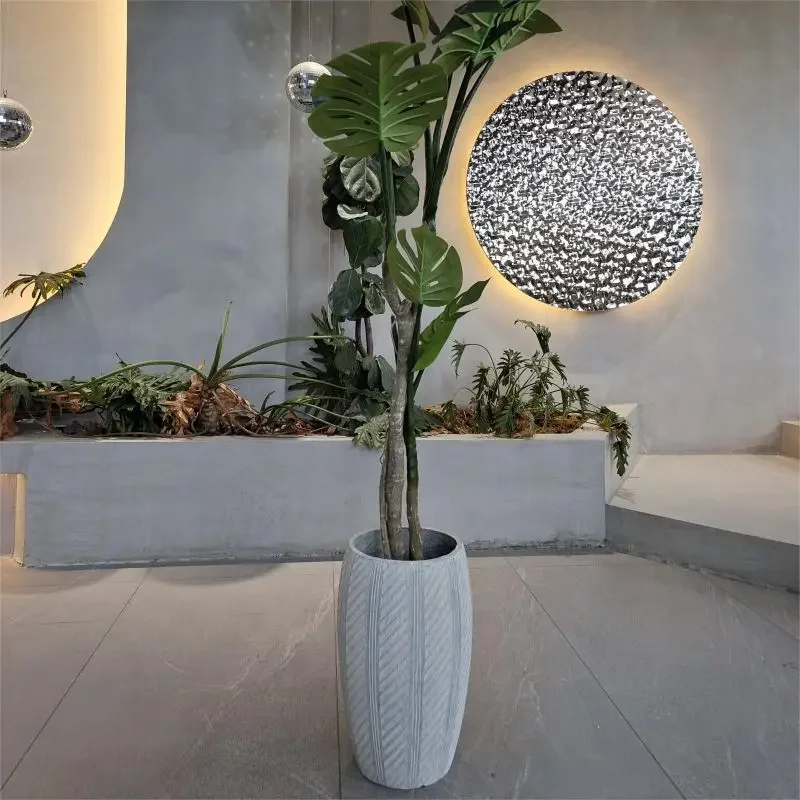 

Large Caliber Modern Creative Living Room Floor Planter Green Plant Vintage Pot Indoor Plants Pots