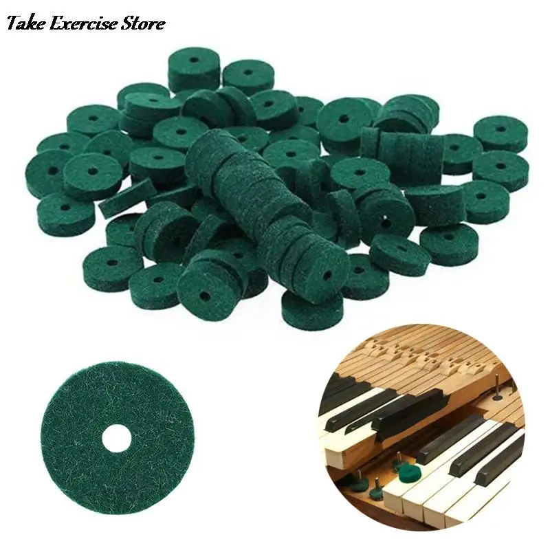 90Pcs/set 22mm Piano Felt Pads Wool Felt Cushion Piano Washers Piano Leveling Key Musicial Instruments Accessories