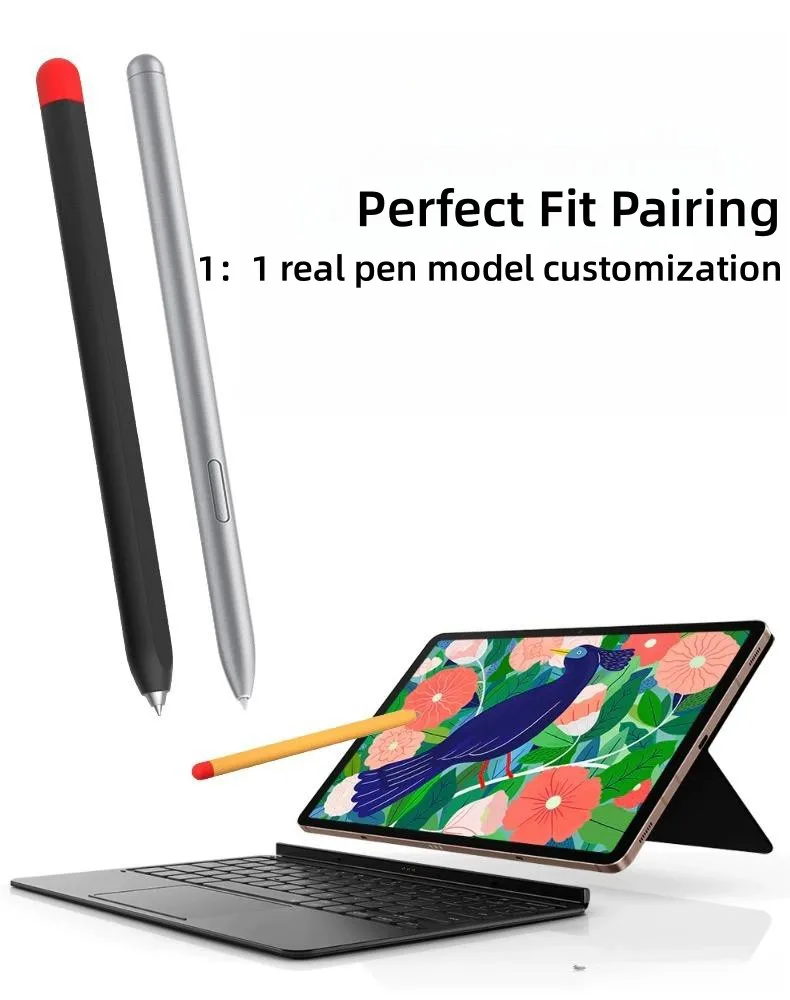 Silikonhülle für Samsung Galaxy Tab S10 S11 Ultra S6 Lite S7 S8 S9 Stift Schutzhülle Weiche Stoßfeste Tablet-Stylus-Hülle – Detail 5