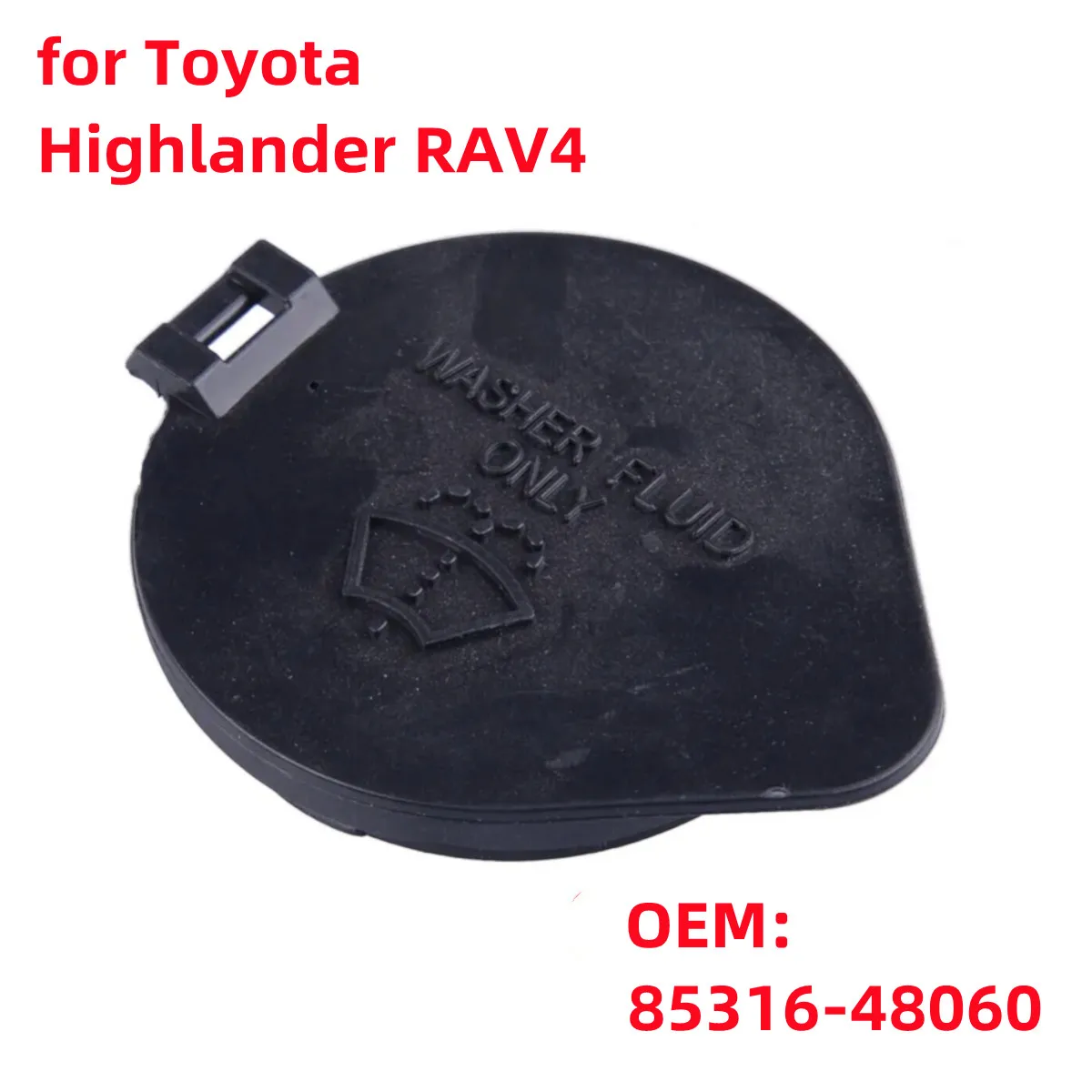 Car Front Windshield Washer Fluid Reservoir Cap Tank Bottle Lid 85316-48060 for Toyota Highlander RAV4