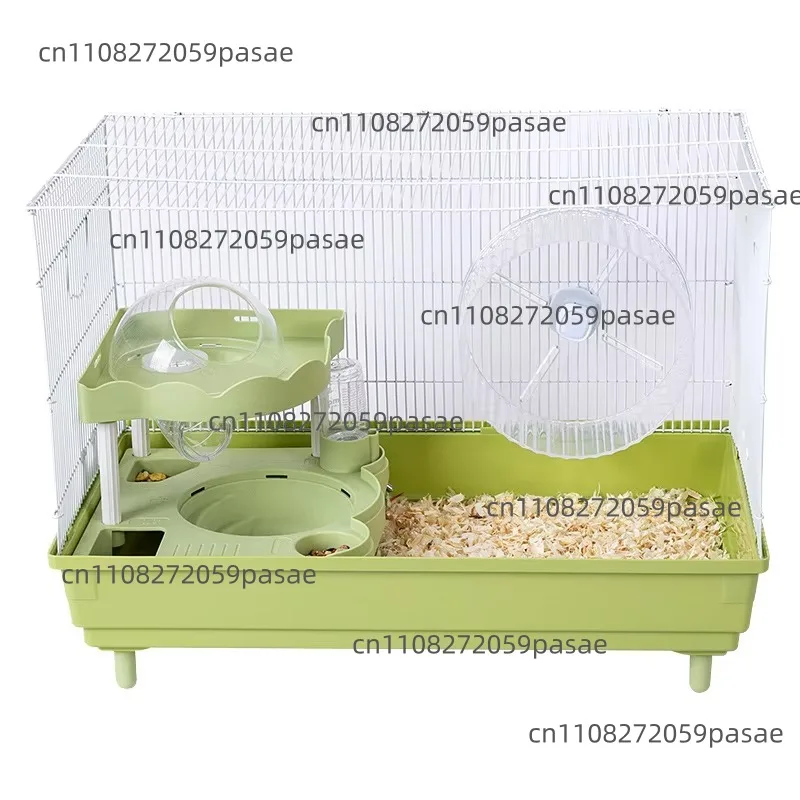 Large 47-inch double-layer plastic hamster cage 60-inch golden bear nest plus size environmentally friendly hamster villa all