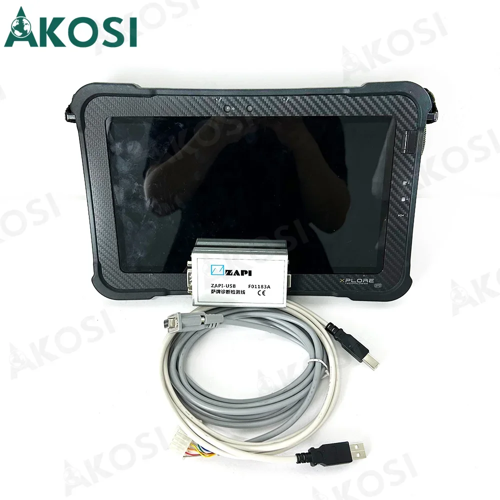 

Ready to use Xplore Tablet+ZAPI programmer F01183A data cable zapi console software ZAPI-USB electric controller diagnostic tool