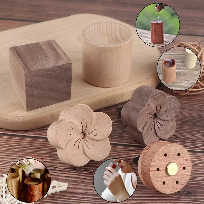 

Wooden Essential Oil Aromatherapy Diffuser Wooden Diffuser Eco-Friendly Fragrance Diffused Wood Refreshing Sleep Aid