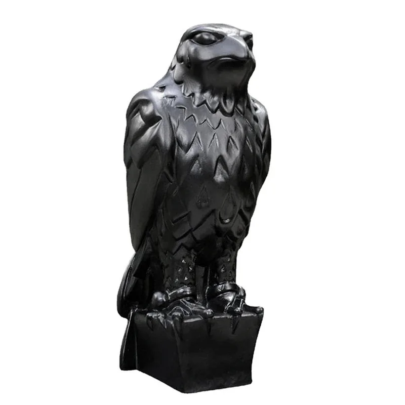 1 Piece Maltese Falcon Statue Shelf Decorations Black Resin Handmade Resin Sculpture view 4