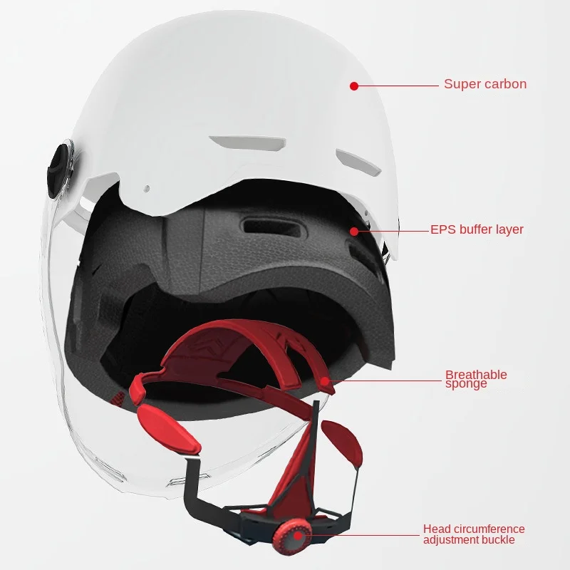 Capacete de motocicleta para homens e mulheres, clássico, retrô, scooter, meio capacete, ultraleve, ciclismo, mtb, bicicleta, motocicleta