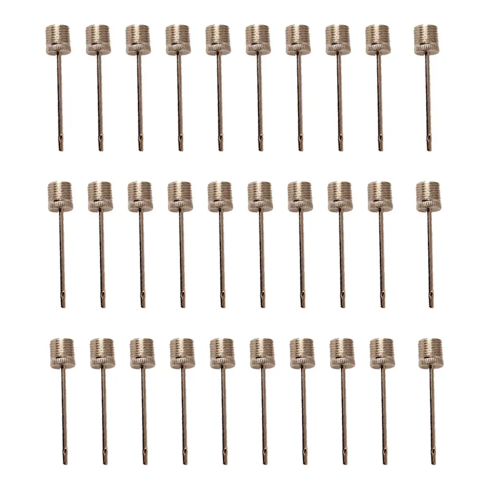 

120Pcs Pump Needles Aluminium Alloy Strong Structure Dual Port Tip for Basketball Football Volleyball Air Inflation