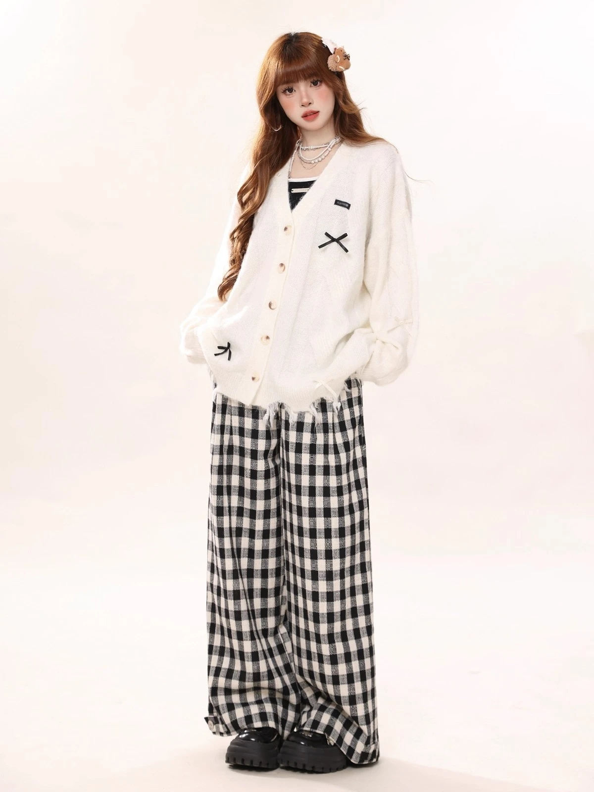 Automne hiver femme mode coréenne mignon manteau doux 2000s pull élégant surdimensionné tricots concepteur esthétique Chic femme nouveau