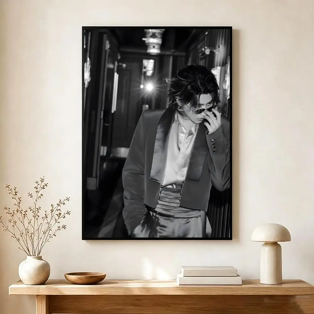 Stylish Chinese KPop Idol C-Cai Xukun Poster Wall Art Print Decorative Mural Home Decor Gift Unframed - view 5