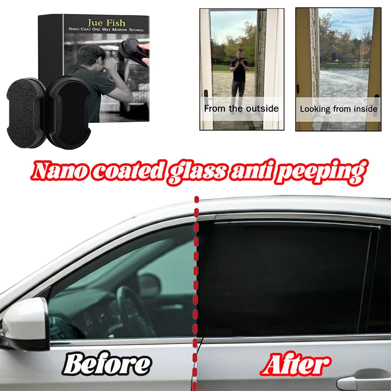 

Анти-подглядывающая губка для чистки стекла, используемая для защиты конфиденциальности и безопасности автомобилей и домашнего стекла, эффективная защита от кражи