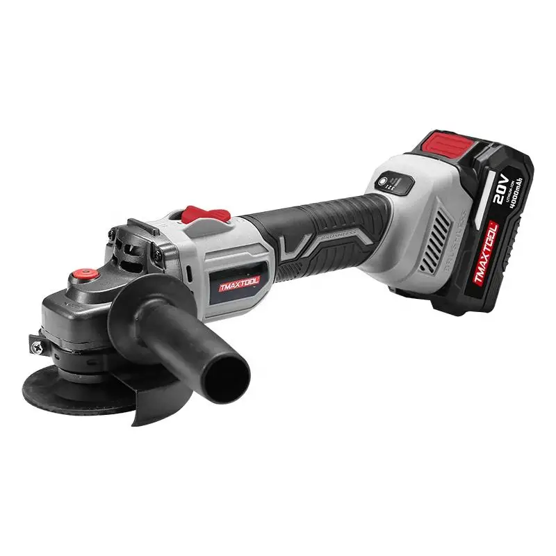 

Hot Sale 21V Li-ion Battery Cordless Brushless Power Tool 125mm Cutting Discs Manually Operated Electric Angle Grinder