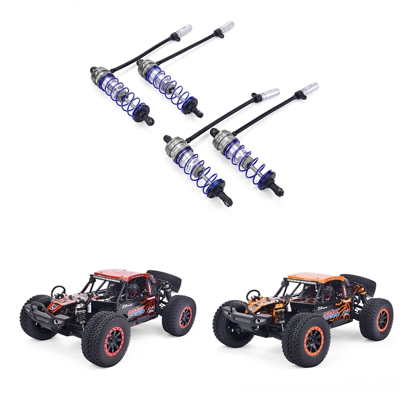 4 قطعة ممتص الصدمات الأمامي والخلفي المعدني لـ ZD Racing DBX-10 DBX10 1/10 RC ترقية قطع غيار السيارات والاكسسوارات