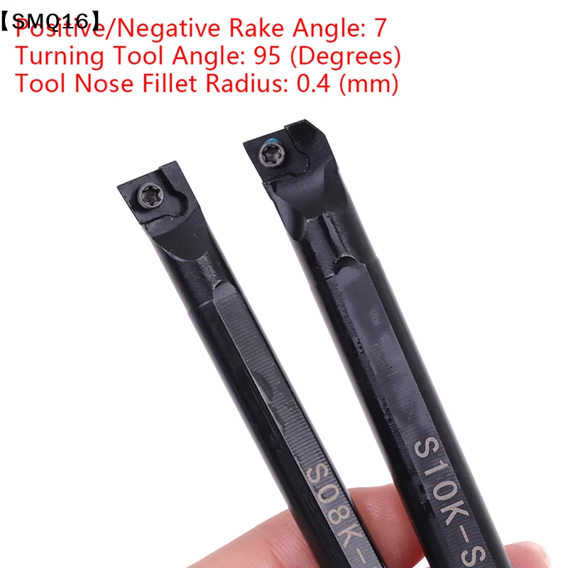 8/10mm SCLCR06 Turning Tool Lathe Boring Bar Insert Holder Boring Bar Lathe Cutter Turning Rod Carbide【SMQ】