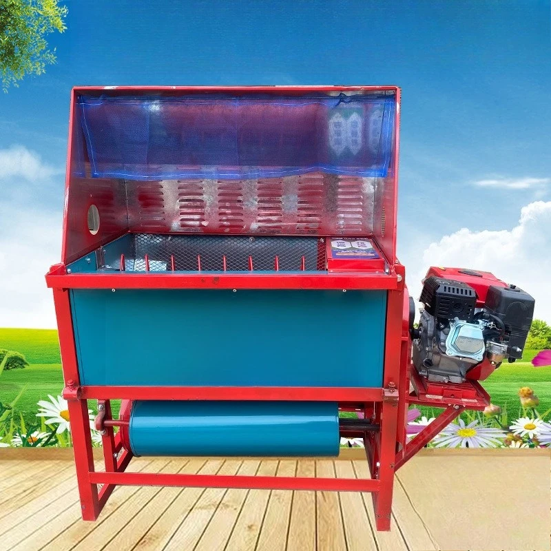 threshing machine rice harvester household agricultural light electric harvester small rice rapeseed threshing