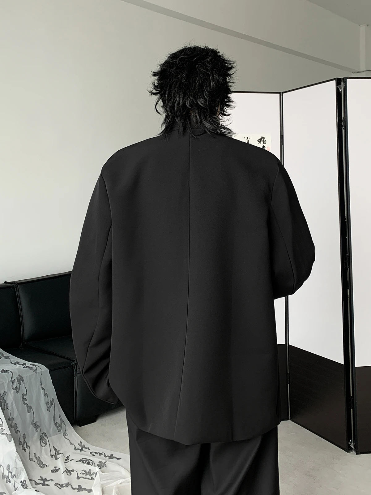 

Новый китайский джет с вышивкой, мужские модные подушечки, самолет, синий костюм, воротник-стойка, весна-осень, Тан...