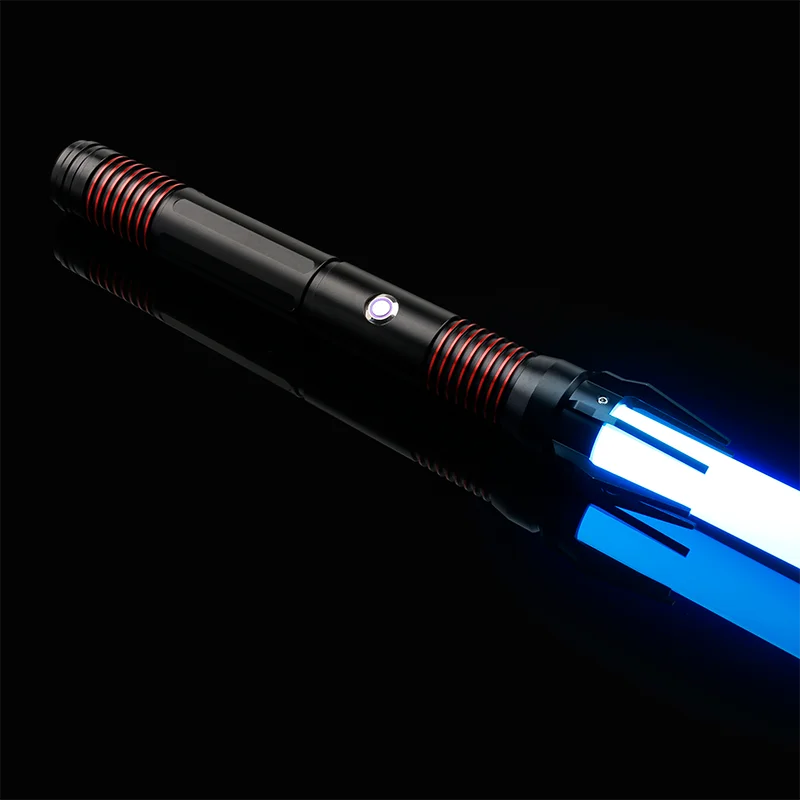 

Metal Hilt 16Sounds Fonts Smooth Swing Lightsaber RGB 12 Color FOC Function Heavy Dueling Laser Sword Cosplay Pro Christmas gift