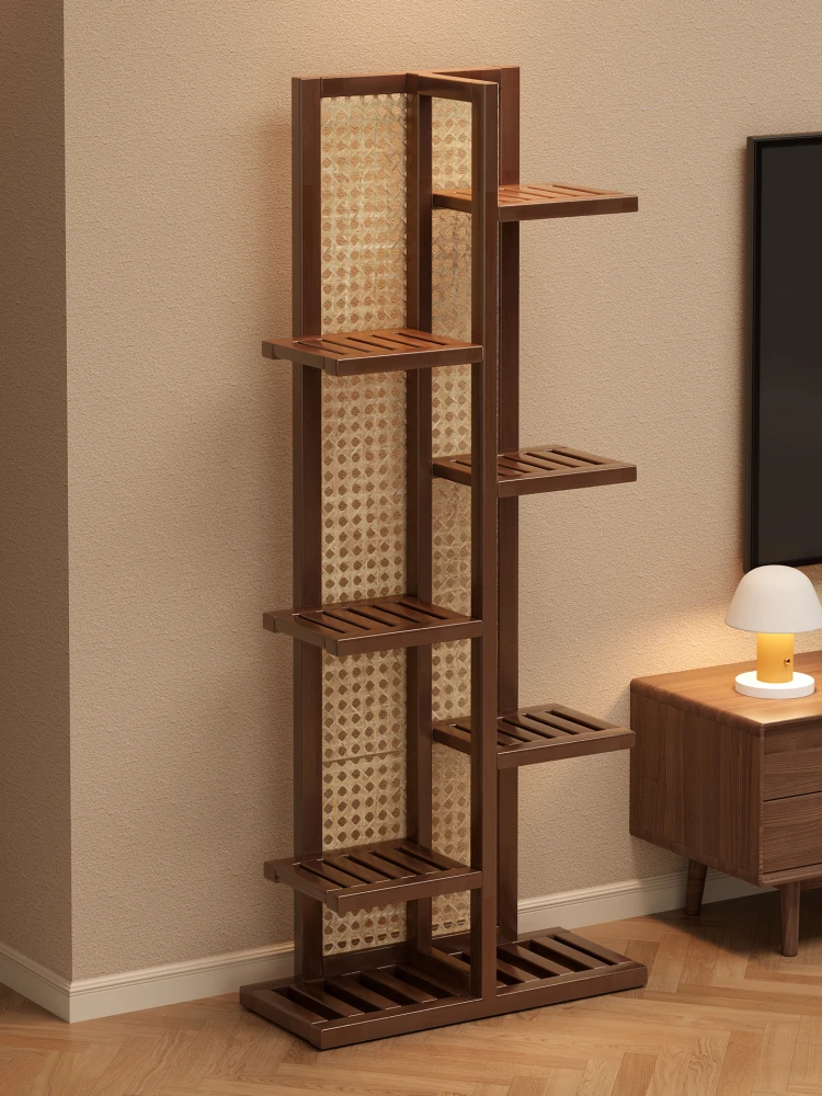 

Balcony flower rack, living room floor-to-ceiling rack, outdoor courtyard flower pot bracket, indoor multi-layer plant display r