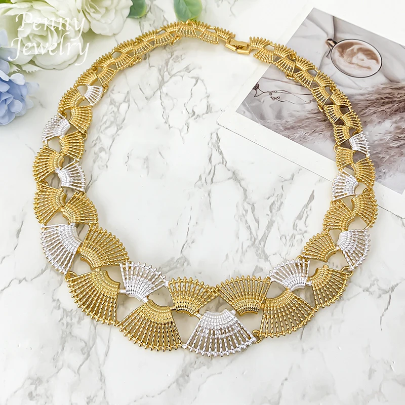 Unique Hollow Classic Dubai 18K Gold Plated Jewelry Set Necklace Drop Earrings Bracelet Ring African Bridal Wedding Party Gifts