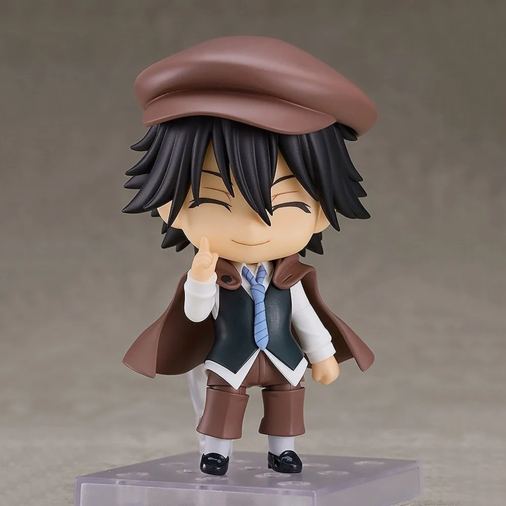 

10-сантиметровая аниме-фигурка Bungo Stray Dogs # Коллекционная фигурка Эдогавы Рампо из ПВХ (2348) с детективной шляпой и сменными лицами