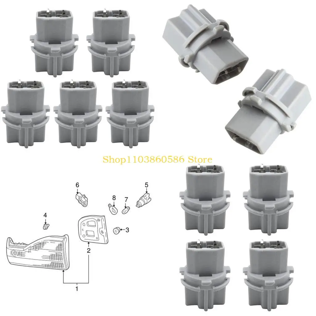 

242A Bulb Holder Adapter Cable LED Xenon Lamp Wiring Harness Connector Socket Base Light Turn Signal Plug TSX CL 33515S50003