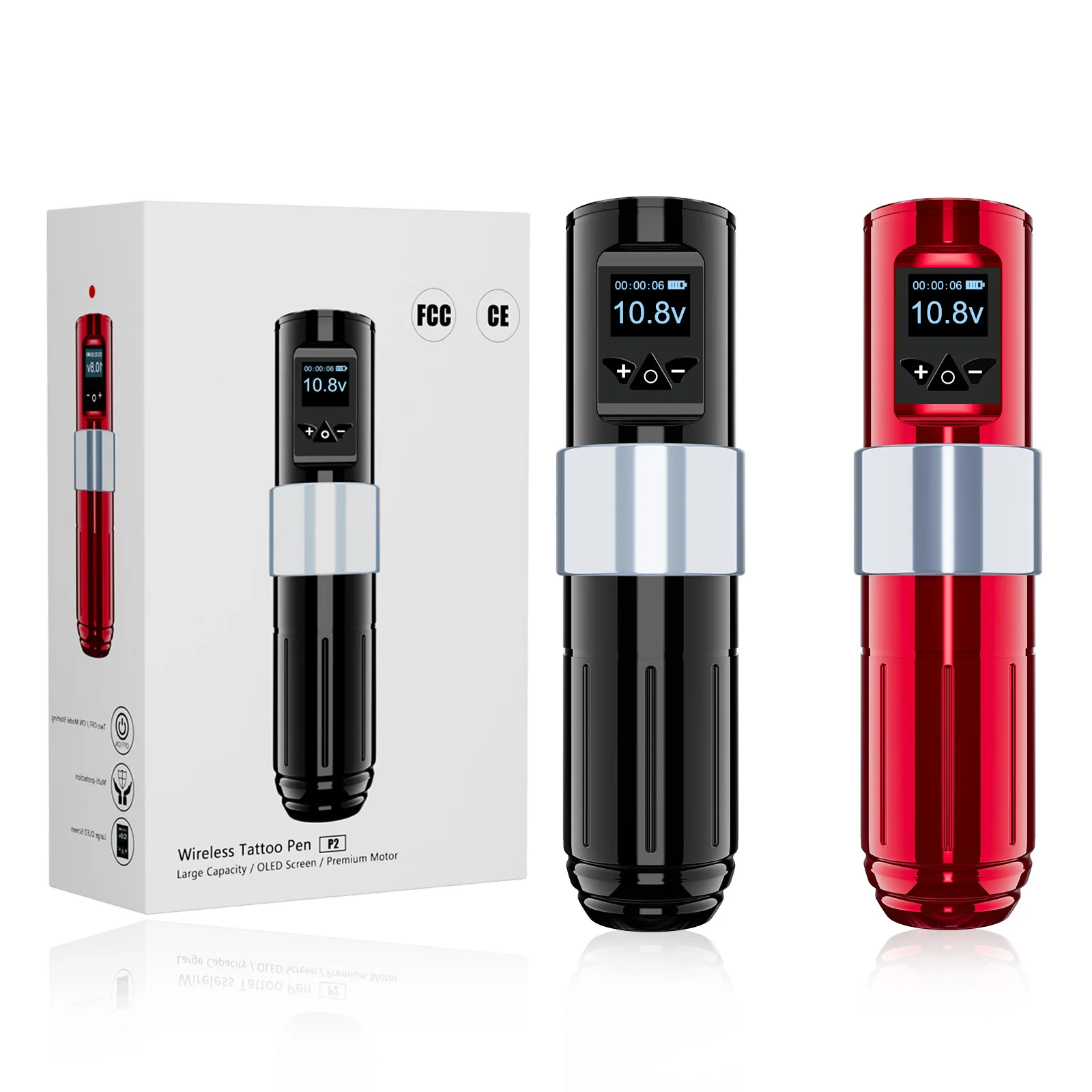 

Новая беспроводная ручка для татуировки с литиевой батареей, мотор для татуировки, оборудование для татуировки с полым чашкой