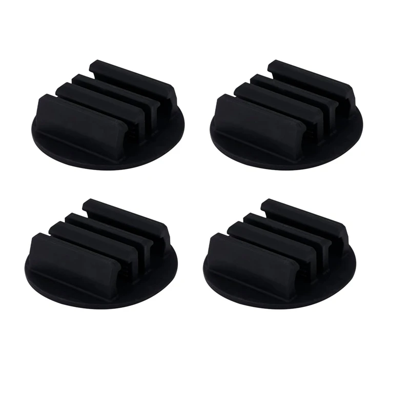 Portalápices de silicona adhesiva de 4 piezas, juego de clips para bolígrafos de Gel de sílice negro para Portapapeles de escritorio y otras superficies planas, portalápices