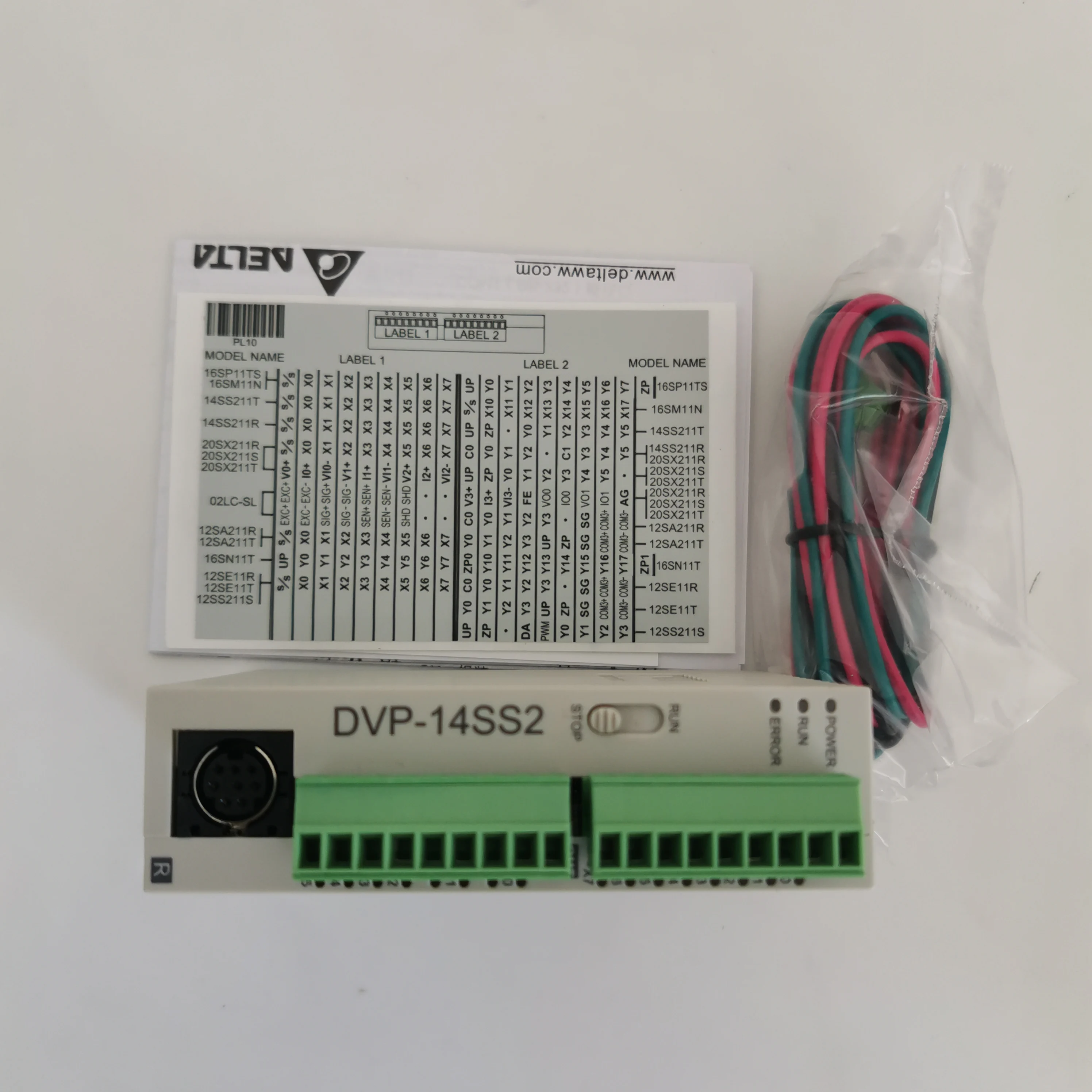 Controlador programable Delta Plc auténtico y Original Delta Dvp14ss211r Plc Delta Plc