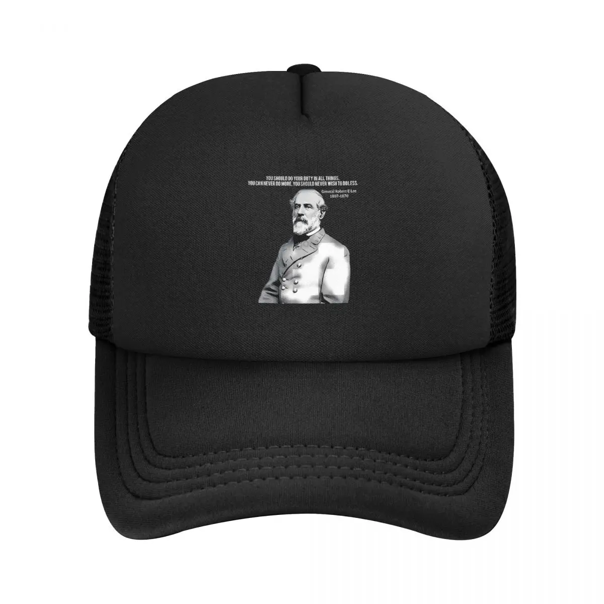 General Robert E Lee Quote Hat Men Men's Caps Cap For Women Women's Baseball Cap Man Hat Baseball Cap