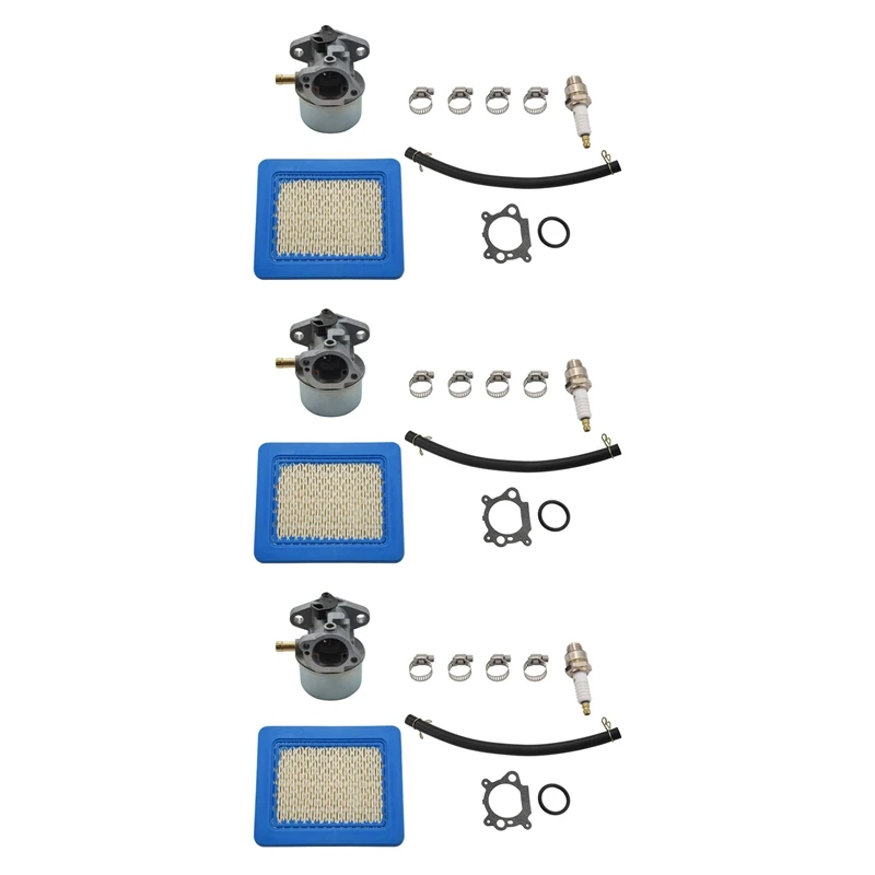 3X 799868 Carburetor for Briggs & Stratton 498170 799872 694202 498966 14111 498254 497586 694882 693909 692648 497410