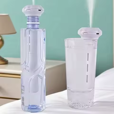 Mini Portable USB Mineral Water Diamond Humidifier Car Home Desktop Large Spray Hydrating Bottle